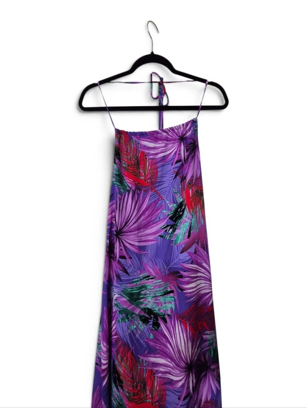 Buddy Love NWT Violet Hawaiian Nights Purple Halter Maxi Dress Small - Picture 5 of 7